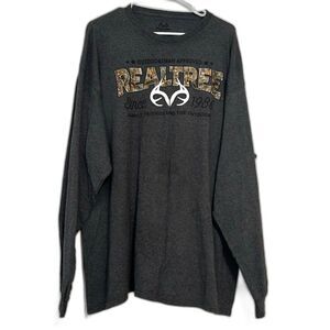 Realtree Long Sleeve Crew Neck Tshirt Mens XXL Hunting Outdoor Fishing Country